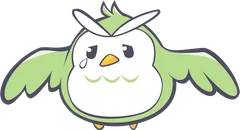 ホーたん：しょんぼり